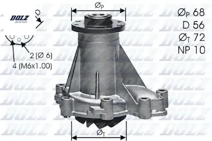 DEVIRDAIM POMPASI MERCEDES OM601>OM606 W124 S124 W202 S202 W210 S210 W140 W463 resmi