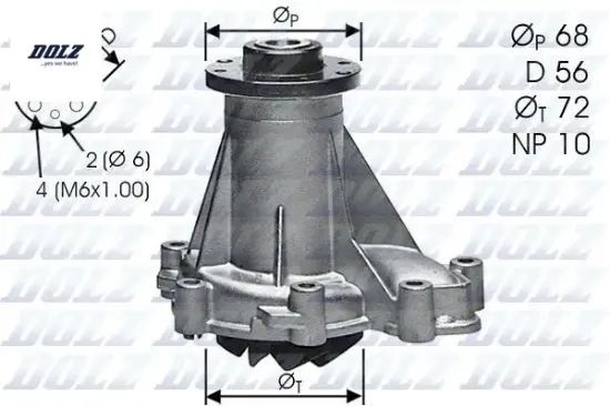 DEVIRDAIM POMPASI MERCEDES OM601>OM606 W124 S124 W202 S202 W210 S210 W140 W463 resmi