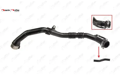 TURBO BORUSU HORTUMU PLASTİK BORU HARİÇ DACIA SANDERO DOKKER DUSTER resmi