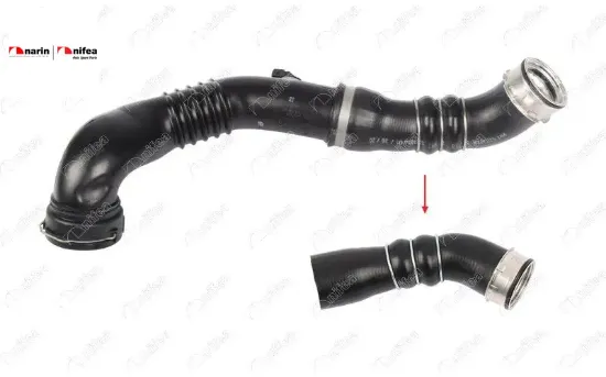 TURBO HORTUMU PLASTİK BORU HARİÇ E87 118 d resmi