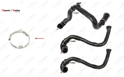 TURBO BORUSU KELEPÇESİ 60MM-83MM INSIGNIA 1.6 CDTİ>2014/17 resmi
