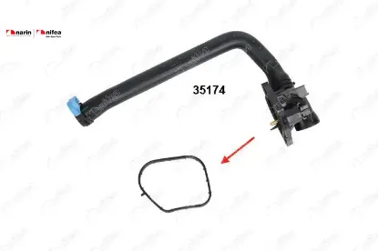 TERMOSTAT GÖVDE CONTASI 116İ-118İ-316İ N13B16 resmi