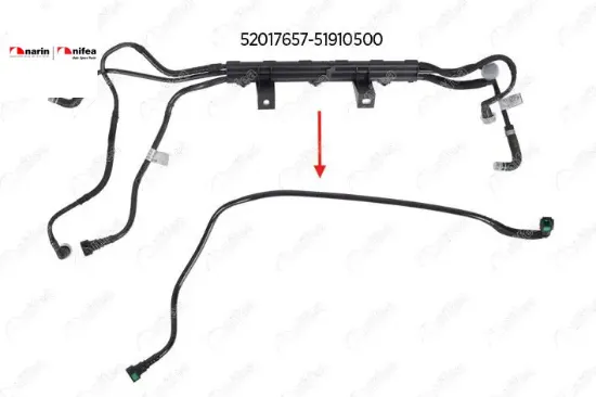 YAKIT BORUSU (BRAKET HARİÇ) DOBLO 1.3 EURO 5 resmi