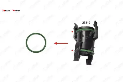 TURBO BORUSU CONTASI 45X4MM A1-A3-A4-A5-GOLF VI/VII-LEON-OCTAVIA II/II-CADDY IV-PASSAT-POLO-JETTA resmi