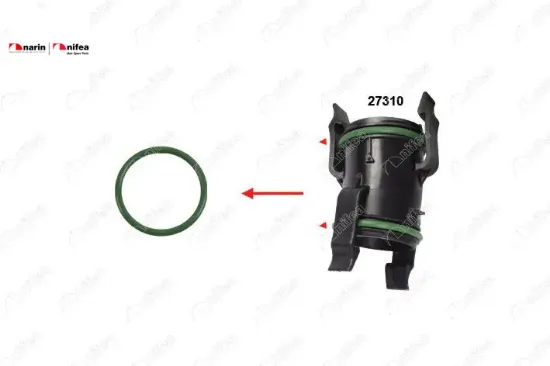 TURBO BORUSU CONTASI 45X4MM A1-A3-A4-A5-GOLF VI/VII-LEON-OCTAVIA II/II-CADDY IV-PASSAT-POLO-JETTA resmi