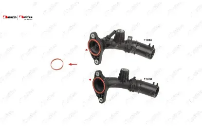 EGR BORUSU CONTASI OK İLE GÖSTERİLEN RENAULT DACIA resmi