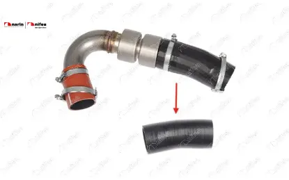 TURBO HORTUMU METAL BORU HARİÇ C MAX-FOCUS-MONDEO-KUGA  2.0 TDCI resmi