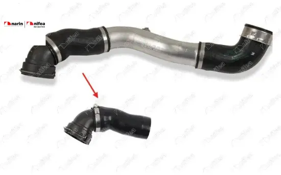 TURBO HORTUMU METAL BORU HARİÇ E90 3.25d resmi