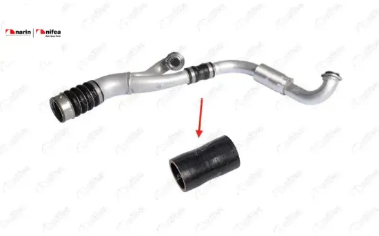 TURBO HORTUMU (METAL BORU HARİÇ)  335İ 335Xİ 335İS E90 E92 E93 resmi