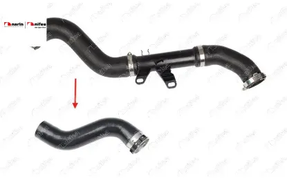 TURBO HORTUMU PLASTİK BORU HARİÇ SOL VITO resmi