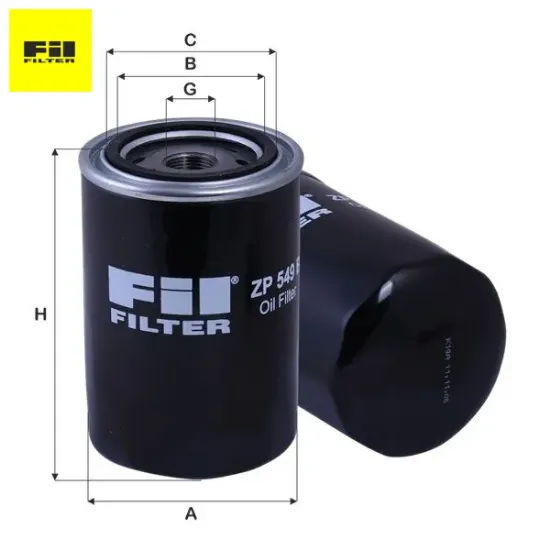 YAĞ FİLTRESİ BOXER II-DUCATO 2.3/2.8JTD resmi