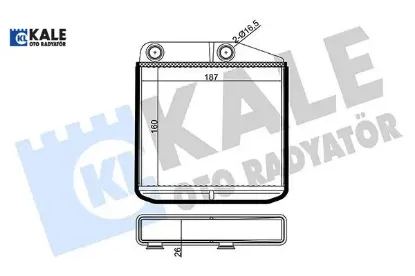 KALORİFER RADYATÖRÜ LINEA-FİORINO YENİ KOD: KALE346850 resmi