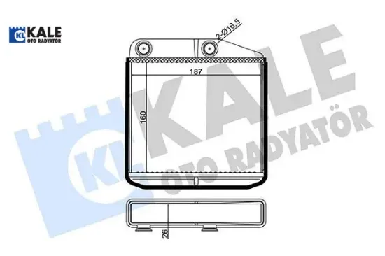 KALORİFER RADYATÖRÜ LINEA-FİORINO YENİ KOD: KALE346850 resmi
