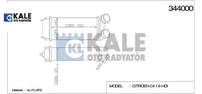 TURBO RADYATÖRÜ 307-C4 1.6HDİ resmi