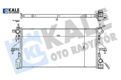 RADYATÖR BOXER III DW12RUC-DW10FUE//KALE resmi