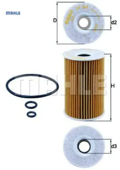 YAĞ FİLTRESİ   CRAFTER EURO5 CAAA/CAYB/CBAA 10-> resmi